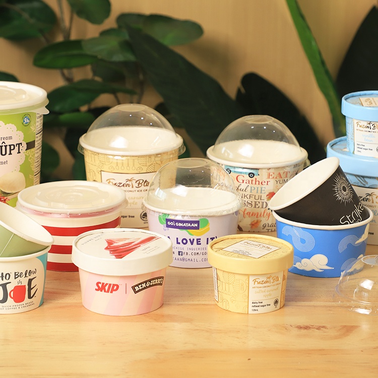 Food grade disposable ice cream paper cup